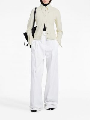 Jeansjacke mit geknöpfter Proenza Schouler White Label weiß