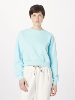 Пуловер с качулка Roxy светлосиньо