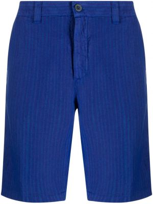 Lanene bermuda kratke hlače 120% Lino modra