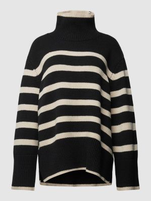 Dzianinowy sweter Neo Noir czarny