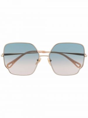 Gradienta krāsas saulesbrilles Chloé Eyewear zelts