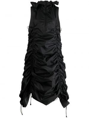 Koktejlkové šaty na zips Junya Watanabe čierna