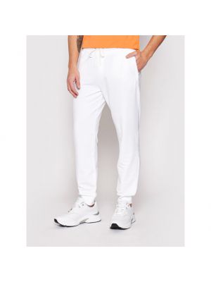 Pantaloni sport Guess alb
