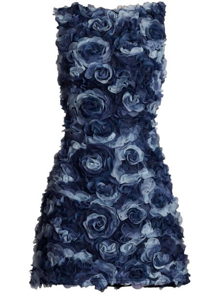 Αμάνικη κοκτέιλ φόρεμα Tadashi Shoji μπλε