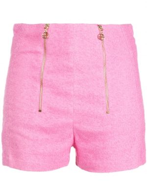 Pantaloncini con cerniera Patou rosa