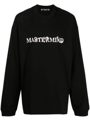 Černé tričko s potiskem Mastermind Japan