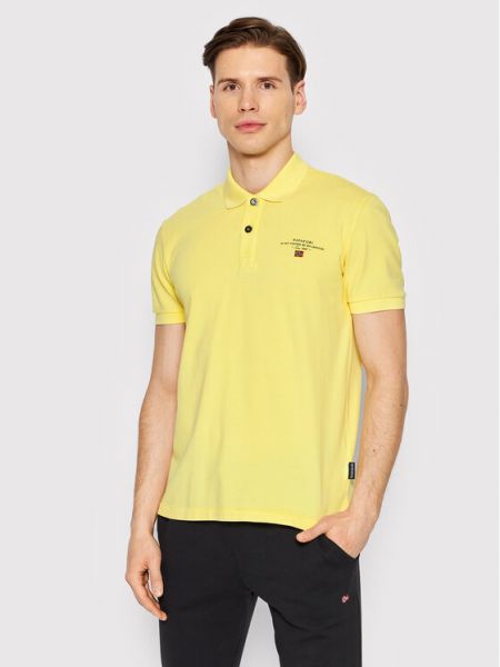 Polo majica Napapijri rumena