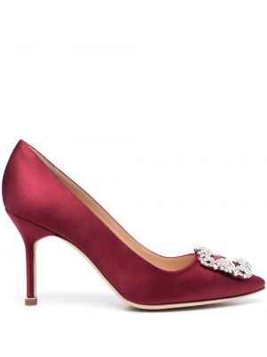 Pumps Manolo Blahnik röd