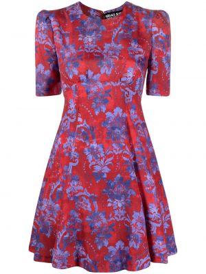 Floral dress Versace Jeans Couture rød