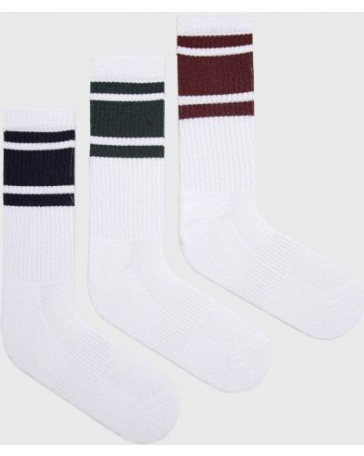 Ponožky Abercrombie & Fitch bílé