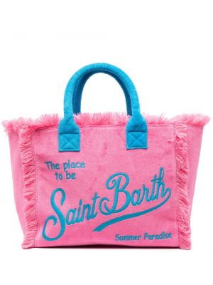 Raštuota paplūdimio krepšys Mc2 Saint Barth