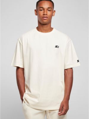 Polo marškinėliai oversize Starter Black Label balta