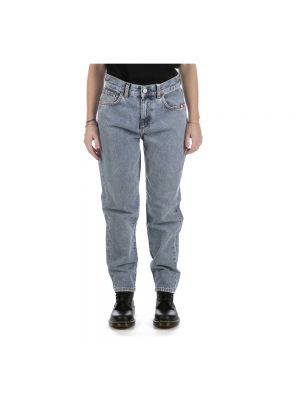 Proste jeansy relaxed fit Amish niebieskie