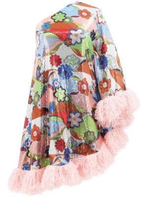 Коктейлна рокля с пайети Celia B розово