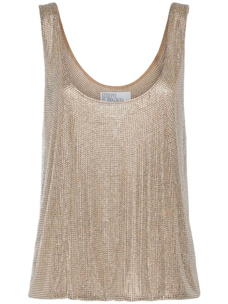 Jersey tank top Giuseppe Di Morabito beige