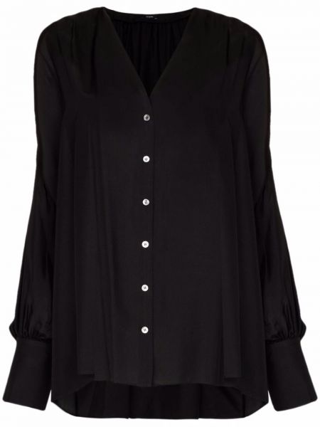 Шелковая блузка Joseph, черная