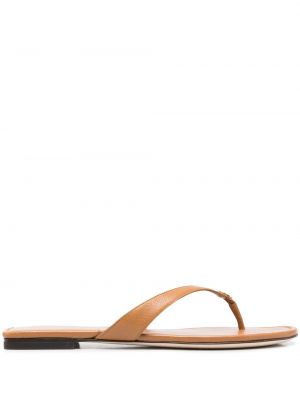 Tofflor Tory Burch brun