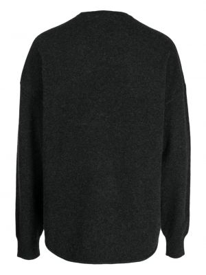 Kaschmir pullover mit rundem ausschnitt Extreme Cashmere grau