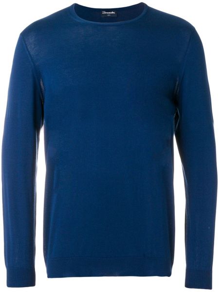 Sweatshirt mit rundhalsausschnitt Drumohr blau