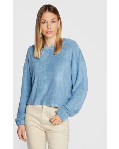 Laza szabású pulóver Roxy kék