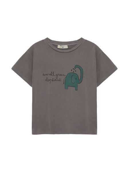 Trykt bomuld t-shirt for piger Weekend House Kids brun