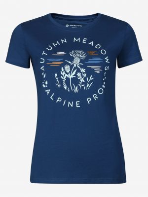 Tričko s potiskem Alpine Pro modré