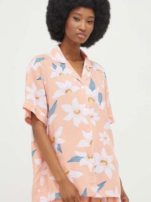 Pijamale Answear Lab portocaliu