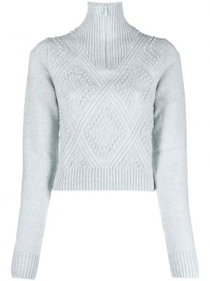 Argyle kariran pulover z zadrgo Filippa K