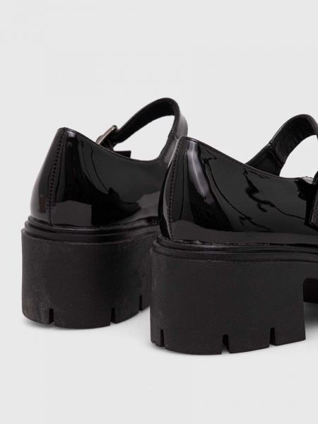 Pantofi oxford cu toc cu toc plat Answear Lab negru