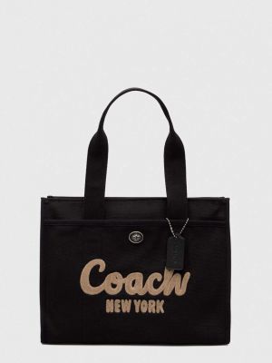 Чорна сумка шопер Coach