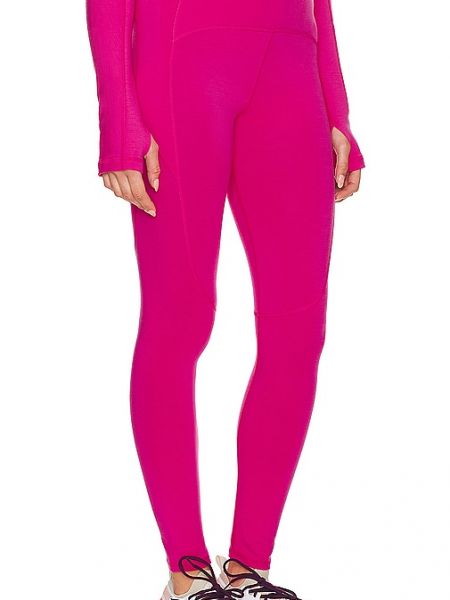 Pantaloni con motivo a stelle Adidas By Stella Mccartney rosa