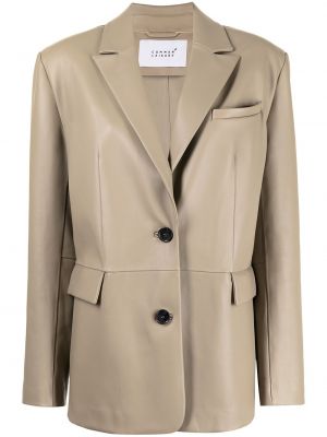 Montert lang blazer Common Leisure brun