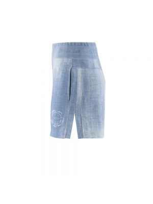 Jeans shorts Ermanno Scervino blau