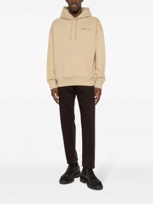 Kokvilnas kapučdžemperis ar apdruku džersija Polo Ralph Lauren haki