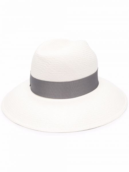 Соломенные шляпа Borsalino, белый