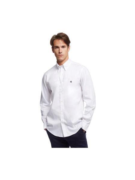 Chemise à boutons col boutonné Brooks Brothers blanc