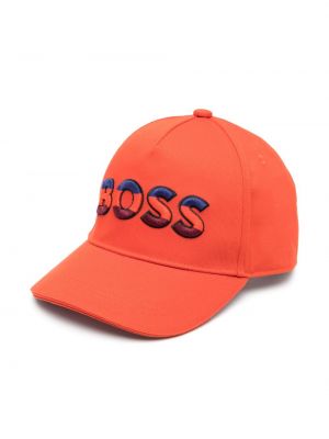 Cappello con visiera ricamato Boss Kidswear rosso