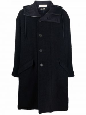 Oversized bunda s kapucňou Massimo Alba modrá
