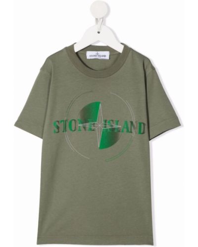 T-shirt z printem Stone Island Junior
