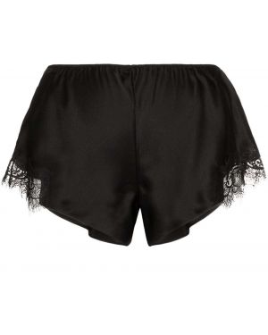 Pantalones cortos de seda Sainted Sisters negro