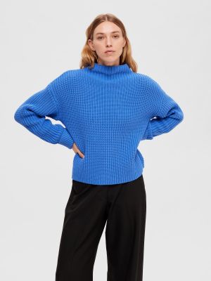 Pullover Selected Femme blu
