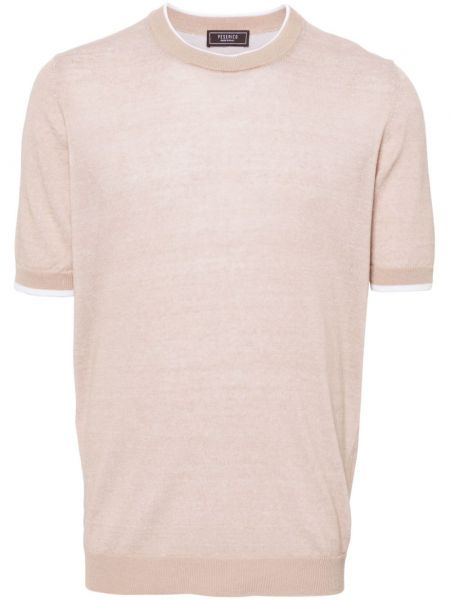 T-shirt à motif mélangé Peserico beige