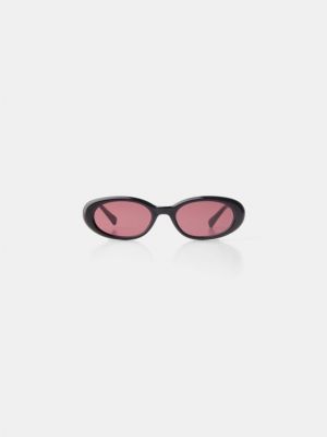 Okulary przeciwsłoneczne Bershka czerwone