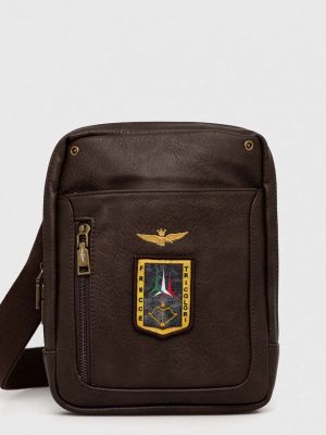 Чанта през рамо Aeronautica Militare кафяво