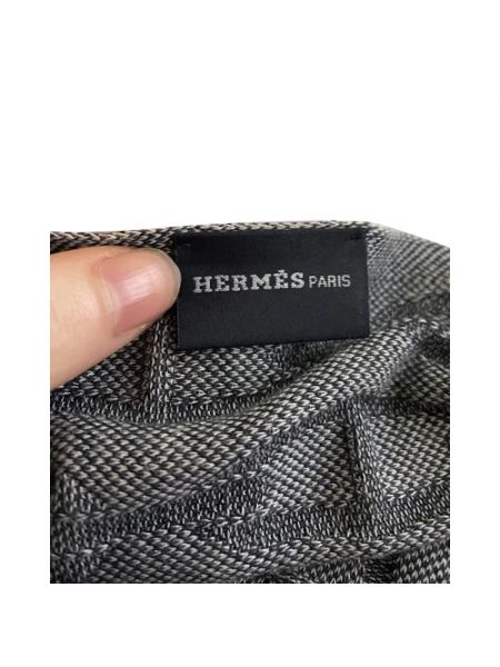 Bufanda retro Hermès Vintage gris