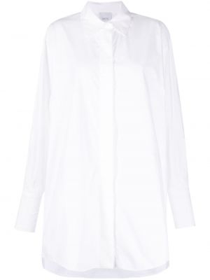 Bavlněná košile s výšivkou Patou bílá