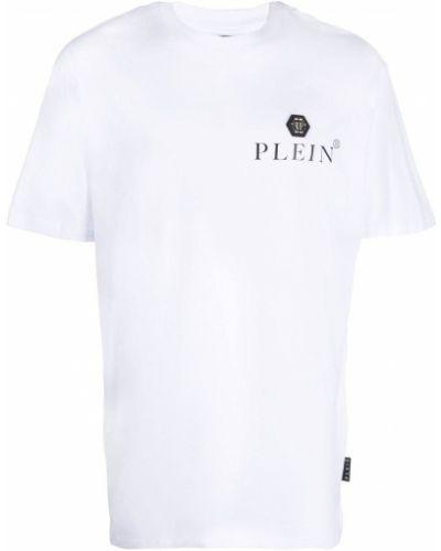 Tričko s potlačou Philipp Plein biela