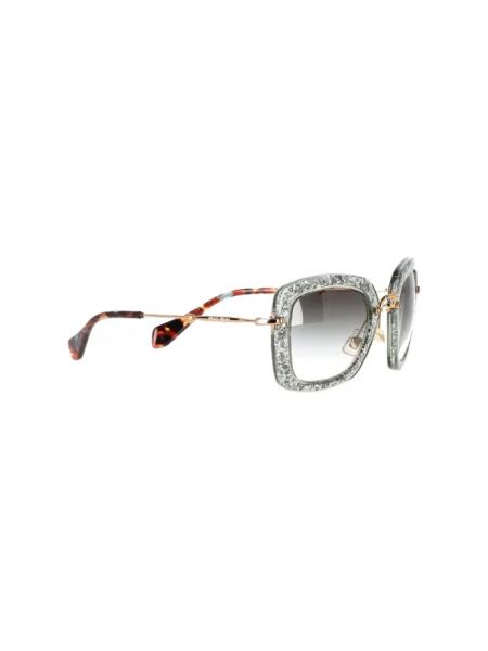 Okulary przeciwsłoneczne Miu Miu Pre-owned srebrne