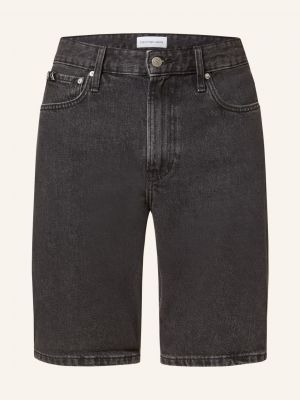 Džínové šortky Calvin Klein Jeans šedé