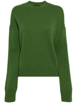 Кашмирен пуловер Arch4 зелено